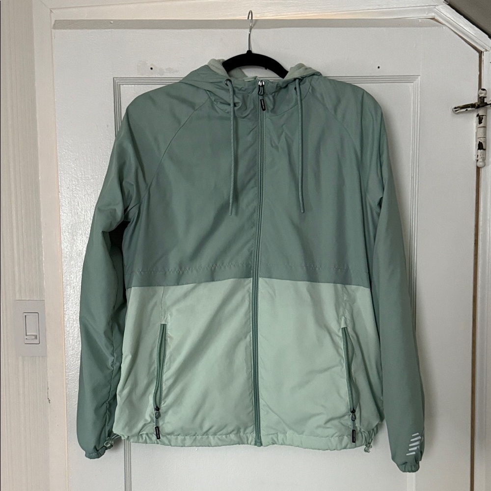 New Balance Two-Tone Green Windbreaker
